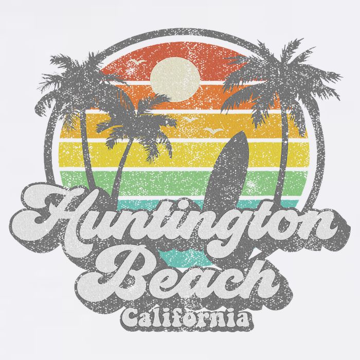 Vintage Huntington Beach California Surfing Retro Surf Gift T-Shirt