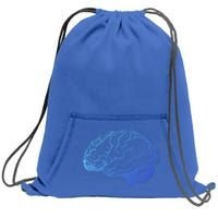 Vintage Hu Brain Anatomy Gift Sweatshirt Cinch Pack Bag