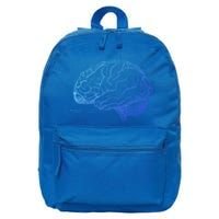 Vintage Hu Brain Anatomy Gift 16 in Basic Backpack