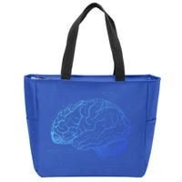 Vintage Hu Brain Anatomy Gift Zip Tote Bag