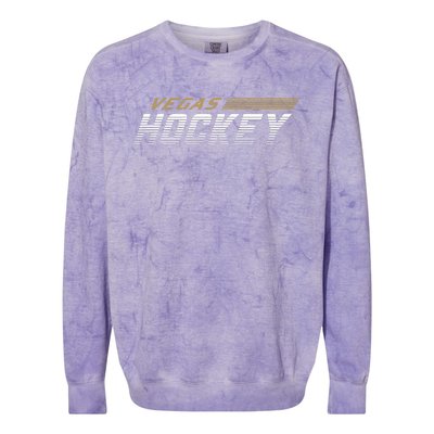 Vegas Hockey Blades Of Sl Gameday Fan Gear Colorblast Crewneck Sweatshirt