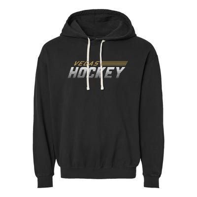 Vegas Hockey Blades Of Sl Gameday Fan Gear Garment-Dyed Fleece Hoodie