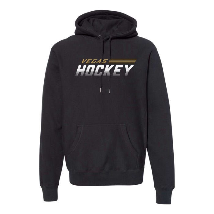 Vegas Hockey Blades Of Sl Gameday Fan Gear Premium Hoodie