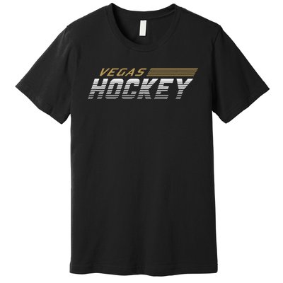 Vegas Hockey Blades Of Sl Gameday Fan Gear Premium T-Shirt