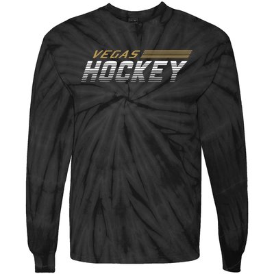 Vegas Hockey Blades Of Sl Gameday Fan Gear Tie-Dye Long Sleeve Shirt