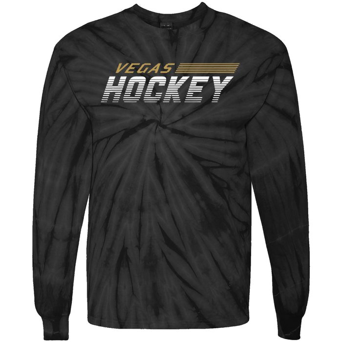 Vegas Hockey Blades Of Sl Gameday Fan Gear Tie-Dye Long Sleeve Shirt