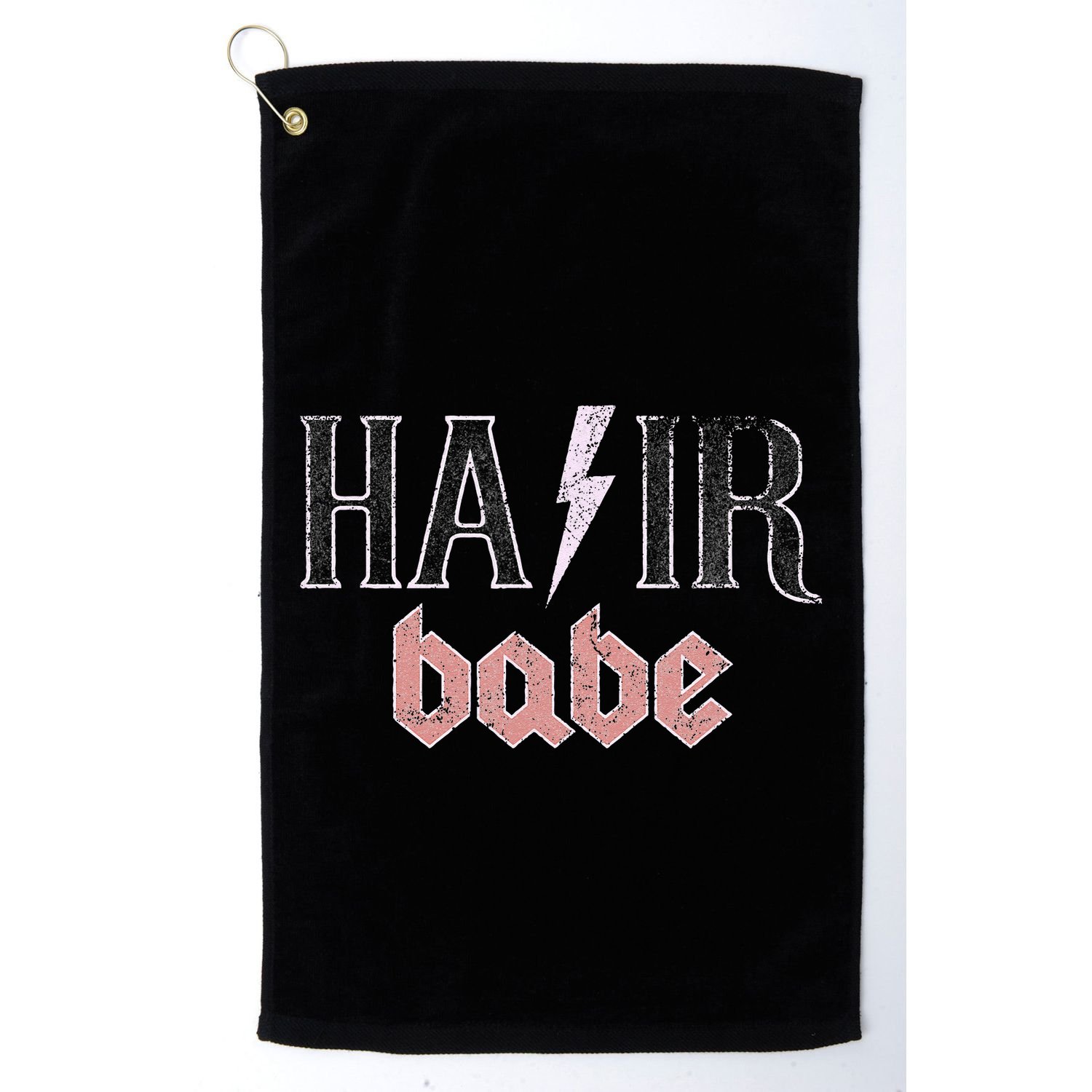 Vintage Hair Babe Hair Lover Hairstylist Hairdresser Golf Towel