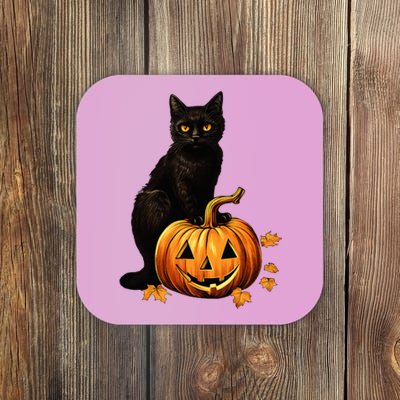 Vintage Halloween Cat Costume Coaster