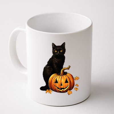 Vintage Halloween Cat Costume Coffee Mug