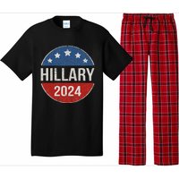 Vintage Hillary Clinton 2024 For President Election Campaign Pajama Set