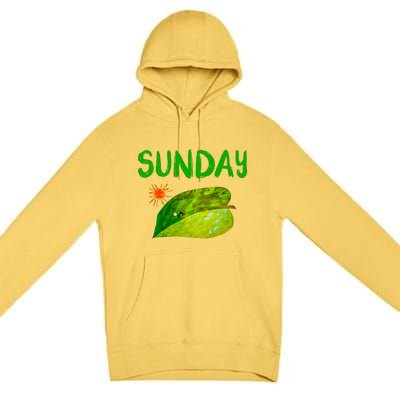 Very Hungry Caterpillar Sunday Fruits Birthday Caterpillar Premium Pullover Hoodie