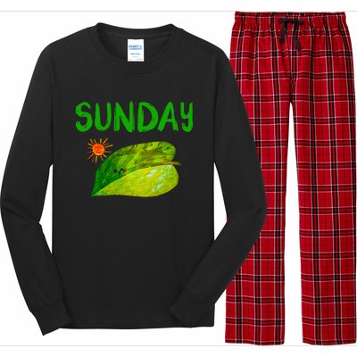 Very Hungry Caterpillar Sunday Fruits Birthday Caterpillar Long Sleeve Pajama Set