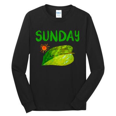 Very Hungry Caterpillar Sunday Fruits Birthday Caterpillar Tall Long Sleeve T-Shirt