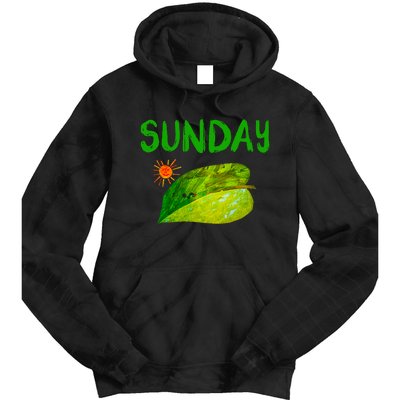 Very Hungry Caterpillar Sunday Fruits Birthday Caterpillar Tie Dye Hoodie