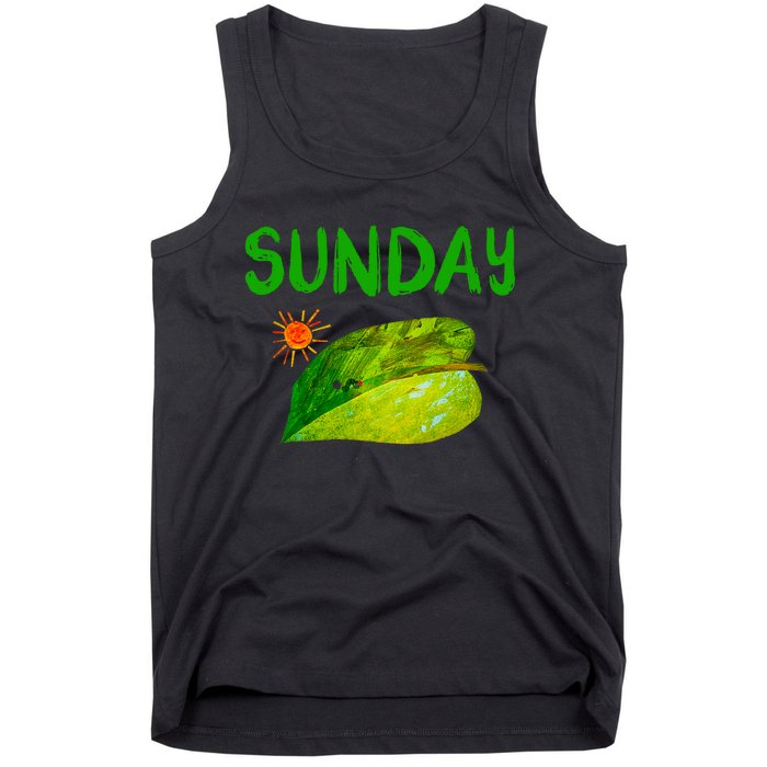 Very Hungry Caterpillar Sunday Fruits Birthday Caterpillar Tank Top