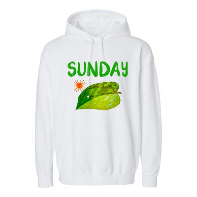 Very Hungry Caterpillar Sunday Fruits Birthday Caterpillar Garment-Dyed Fleece Hoodie