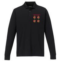 Very Hungry Caterpillar Thursday Fruits Birthday Caterpillar Performance Long Sleeve Polo