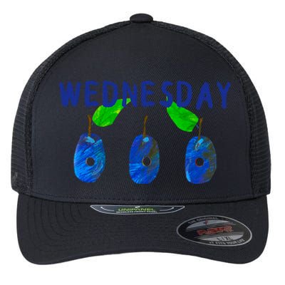 Very Hungry Caterpillar Wednesday Fruit Birthday Caterpillar Flexfit Unipanel Trucker Cap