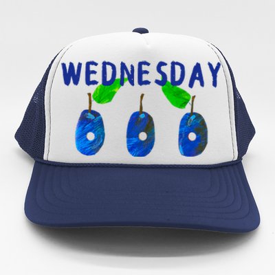 Very Hungry Caterpillar Wednesday Fruit Birthday Caterpillar Trucker Hat