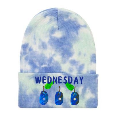 Very Hungry Caterpillar Wednesday Fruit Birthday Caterpillar Tie Dye 12in Knit Beanie