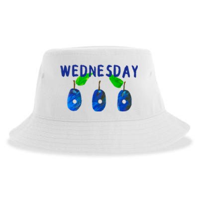 Very Hungry Caterpillar Wednesday Fruit Birthday Caterpillar Sustainable Bucket Hat