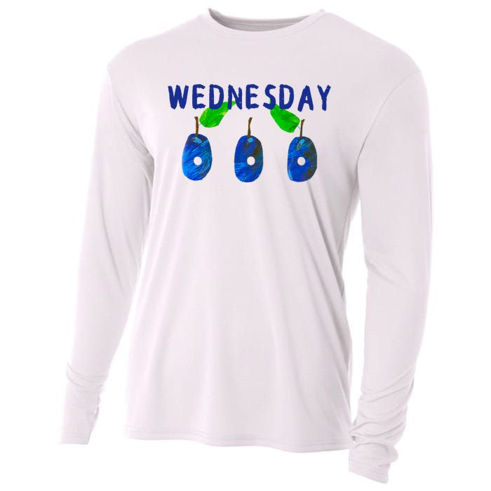 Very Hungry Caterpillar Wednesday Fruit Birthday Caterpillar Cooling Performance Long Sleeve Crew