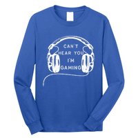 Vintage Headset Can't Hear You I'm Gaming Gift Long Sleeve Shirt