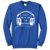 Vintage Headset Can't Hear You I'm Gaming Gift Sweatshirt