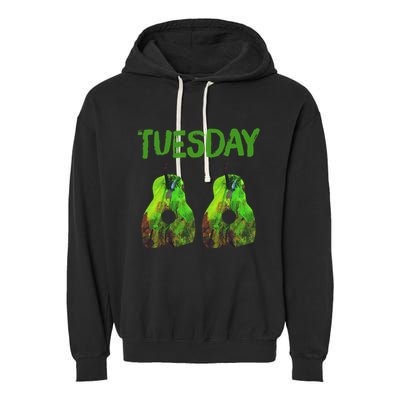 Very Hungry Caterpillar Tuesday Fruits Birthday Very Hungry Garment-Dyed Fleece Hoodie