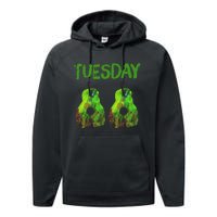 Very Hungry Caterpillar Tuesday Fruits Birthday Very Hungry Performance Fleece Hoodie