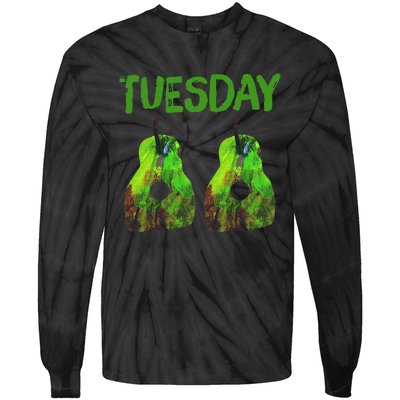 Very Hungry Caterpillar Tuesday Fruits Birthday Very Hungry Tie-Dye Long Sleeve Shirt