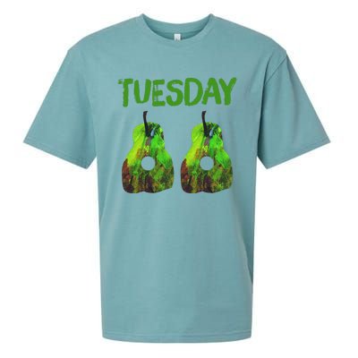 Very Hungry Caterpillar Tuesday Fruits Birthday Very Hungry Sueded Cloud Jersey T-Shirt