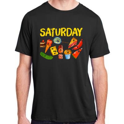 Very Hungry Caterpillar Saturday Fruits Birthday Teacher Adult ChromaSoft Performance T-Shirt