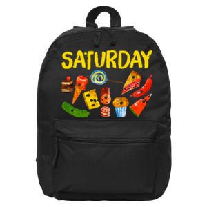 Very Hungry Caterpillar Saturday Fruits Birthday Teacher 16 in Basic Backpack