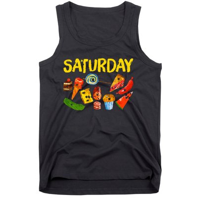 Very Hungry Caterpillar Saturday Fruits Birthday Teacher Tank Top