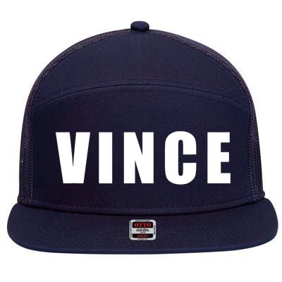 Vince Hilarious Color Of Money 80s Nerd Geek Graphic 7 Panel Mesh Trucker Snapback Hat
