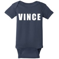 Vince Hilarious Color Of Money 80s Nerd Geek Graphic Baby Bodysuit