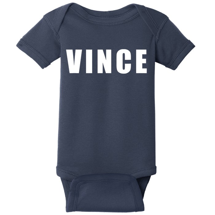 Vince Hilarious Color Of Money 80s Nerd Geek Graphic Baby Bodysuit