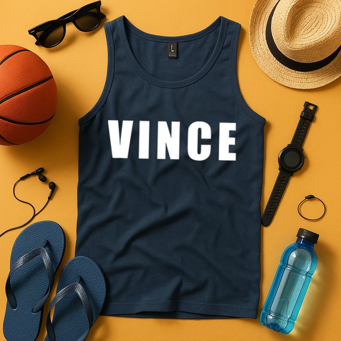 Vince Hilarious Color Of Money 80s Nerd Geek Graphic Tank Top