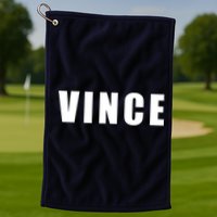 Vince Hilarious Color Of Money 80s Nerd Geek Graphic Golf Towel