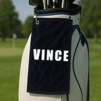 Vince Hilarious Color Of Money 80s Nerd Geek Graphic Golf Towel