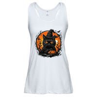 Vintage Halloween Cat Costume Ladies Essential Flowy Tank