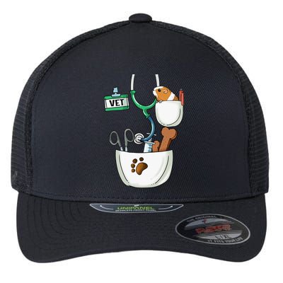 Veterinarian Halloween Costume Vet Tech Kids And Adult Flexfit Unipanel Trucker Cap