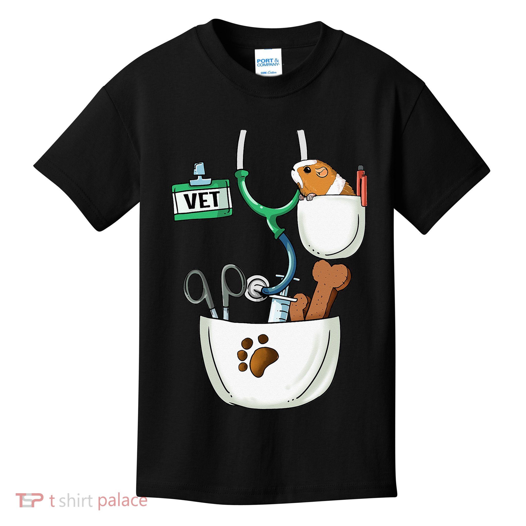 Veterinarian Halloween Costume Vet Tech Kids And Adult Kids T-Shirt