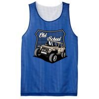 Vintage Hotrod Classic Off Road Old School Off Roader Gift Mesh Reversible Basketball Jersey Tank