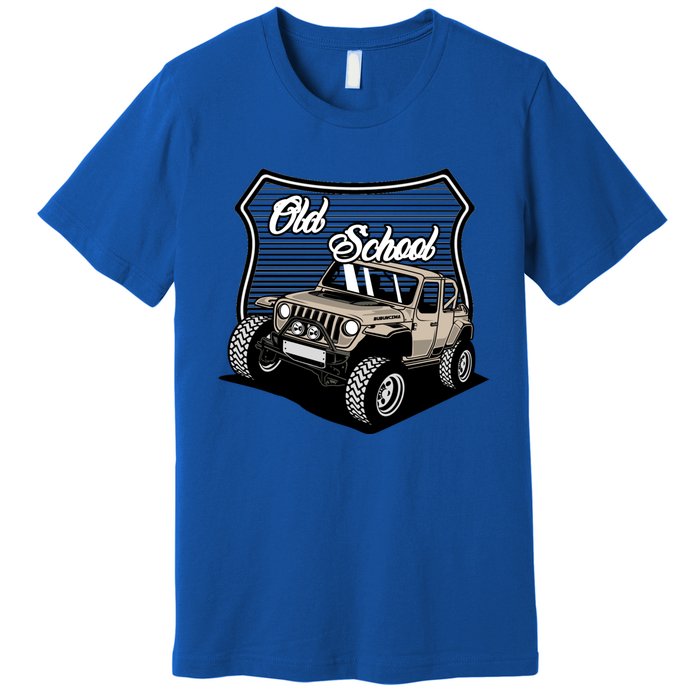 Vintage Hotrod Classic Off Road Old School Off Roader Gift Premium T-Shirt