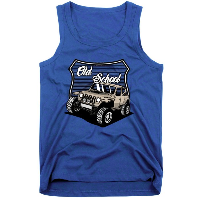 Vintage Hotrod Classic Off Road Old School Off Roader Gift Tank Top