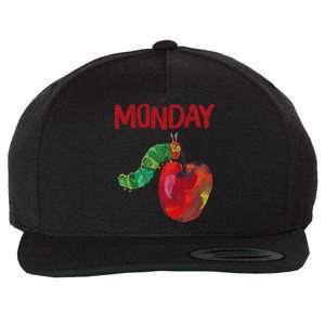 Very Hungry Caterpillar Monday Fruits Birthday Caterpillar Wool Snapback Cap