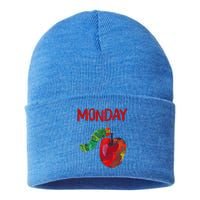 Very Hungry Caterpillar Monday Fruits Birthday Caterpillar Sustainable Knit Beanie