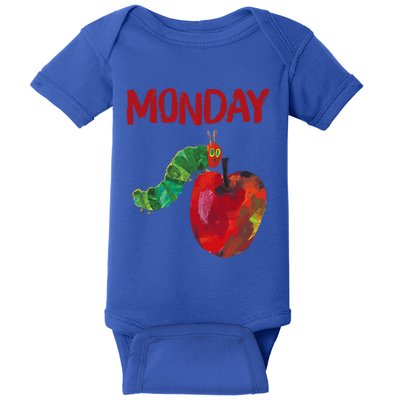 Very Hungry Caterpillar Monday Fruits Birthday Caterpillar Baby Bodysuit